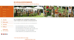 Desktop Screenshot of bildhauersommer.de