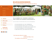 Tablet Screenshot of bildhauersommer.de